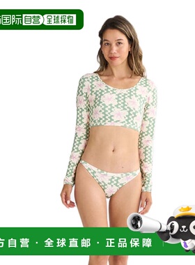 日本直邮ROXY 女士 PARTY WAVES 长袖比基尼上下套装 [25SPRSW251