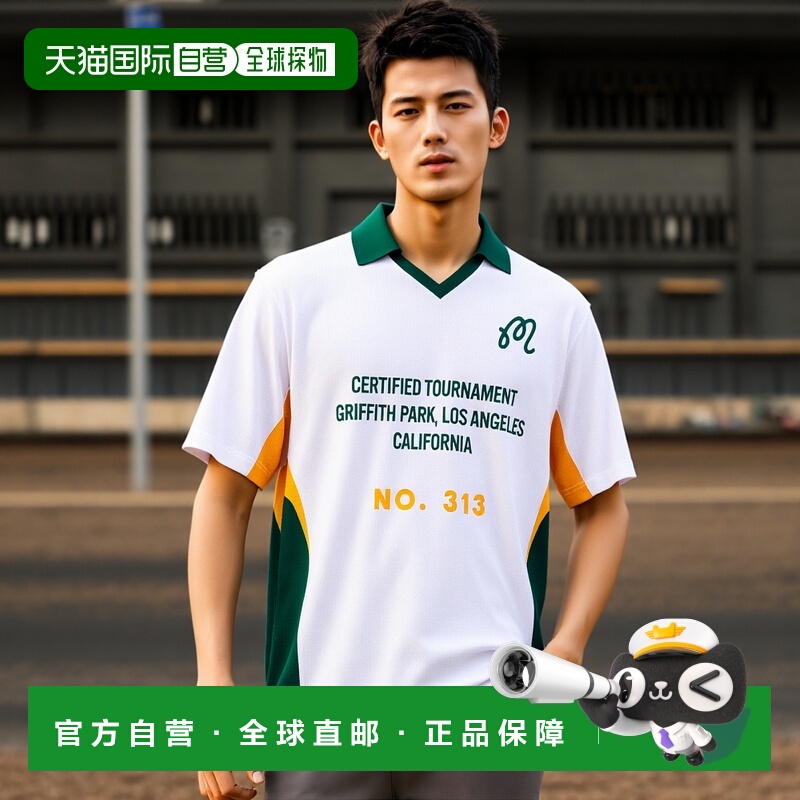 韩国直邮MALBON GOLF男士T恤M4223PTS01WHT Malbon Championshop