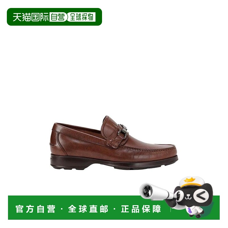 香港直邮Salvatore Ferragamo logo扣饰商务休闲鞋 051270
