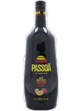 欧洲直邮Passoa瓶装利口酒1000ml低度百香果味道润滑口感甘甜