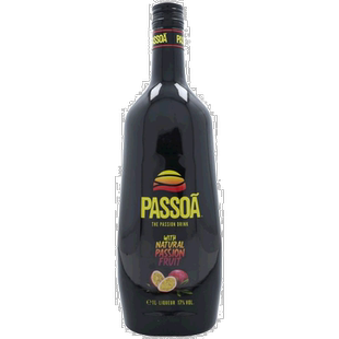欧洲直邮Passoa瓶装利口酒1000ml低度百香果味道润滑口感甘甜