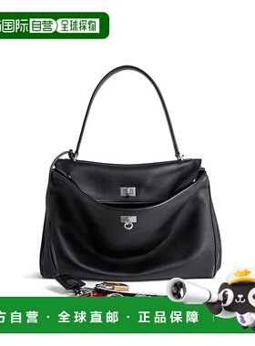 自营欧洲直邮Balenciaga巴黎世家 Rodeo女士黑色可拆钥匙扣中号手