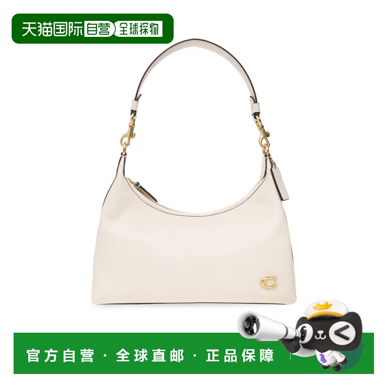 1h可退 香港直邮COACH 女士斜挎包 CR9810B4HA CO 乳白色 Shoulde