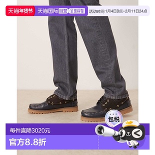 香港直邮barbour 巴伯尔 男士 Deck 船鞋(海军蓝)