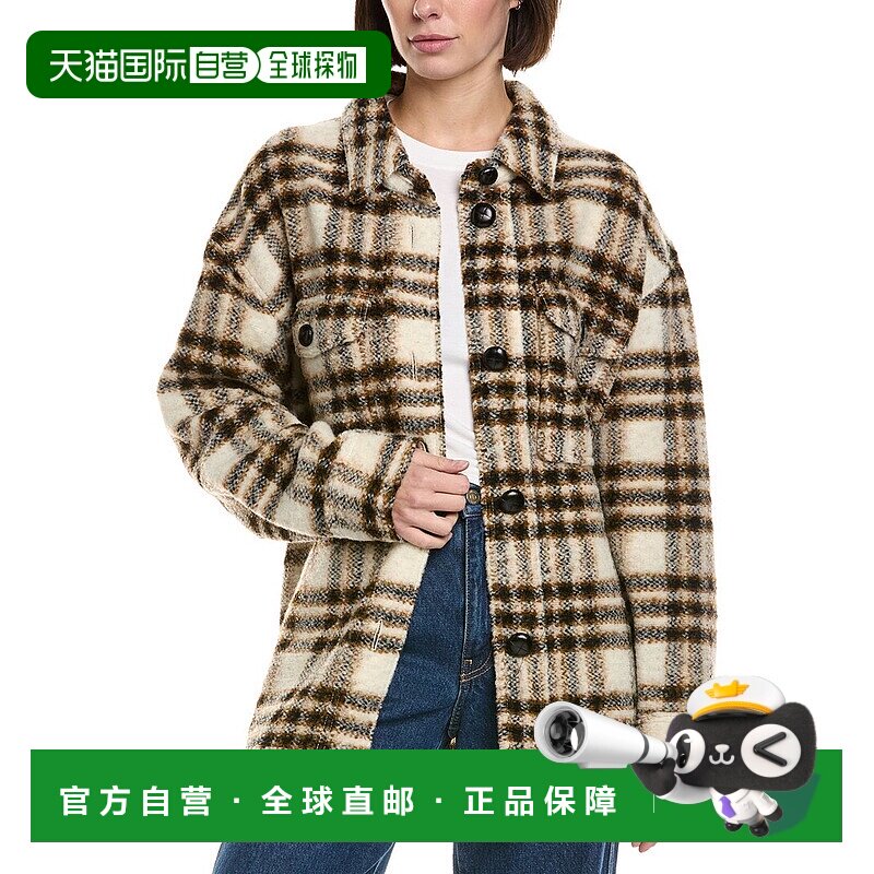 自营Isabel Marant Etoile Harveli Wool-Blend Jacket - white