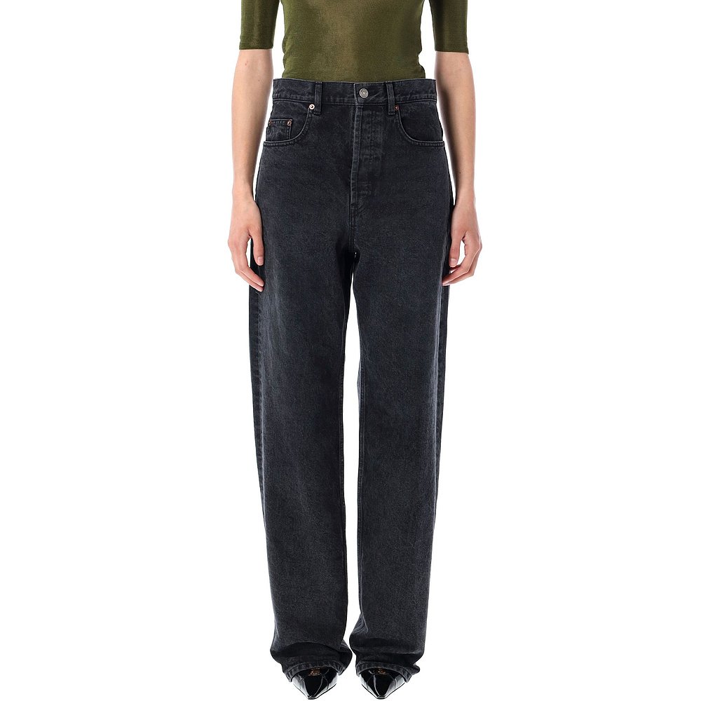 SAINT LAURENT 女士牛仔裤 824083Y06CA1319 CO 黑色