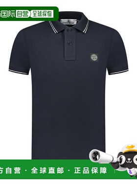 香港直邮STONE ISLAND 男士T恤 81152SC18A0020 AW2024 蓝色短袖