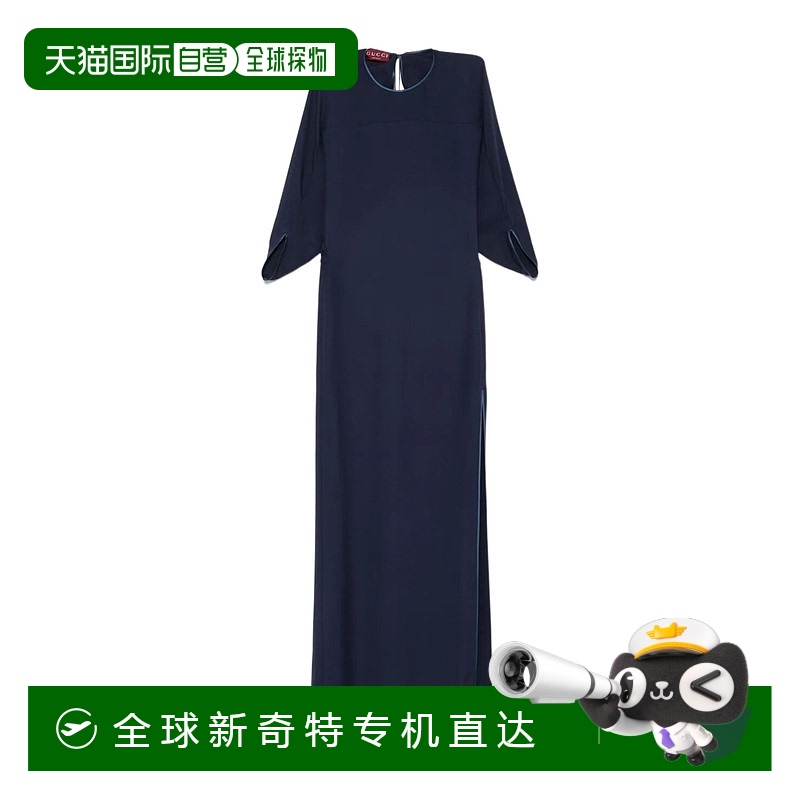 1h可退 香港直邮GUCCI 女士连衣裙 814061ZAQ1L4226 SS2025 蓝色