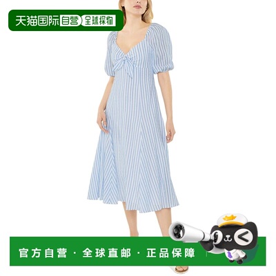 自营LIKELY Kara Dress - blue 美国奥莱直发