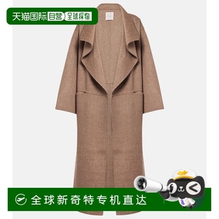 brown棕色 1h可退 标志羊毛羊绒大衣 香港直邮TOTÊME 舒适时 女士