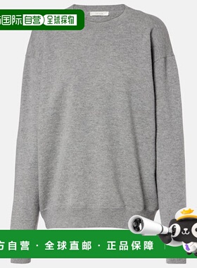 1h可退 香港直邮潮奢 The Row 女士 Leora 羊绒毛衣 grey灰色 舒