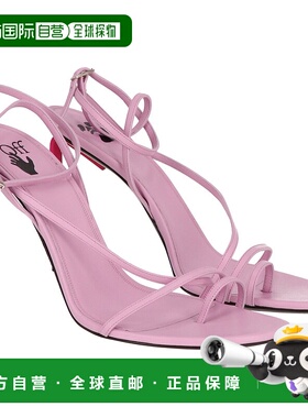 自营 off-white米白色女式粉红色凉鞋-粉红色 美国奥莱直发高跟