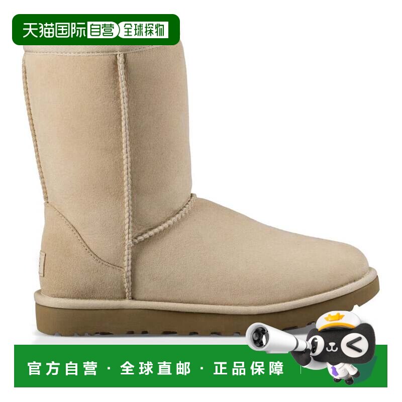 自营ugg米色经典短款II羊皮靴子-中性色 美国奥莱直发图片