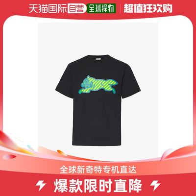 香港直邮潮奢 ICECREAM 男士Running Dog 品牌印花平纹针织棉 T