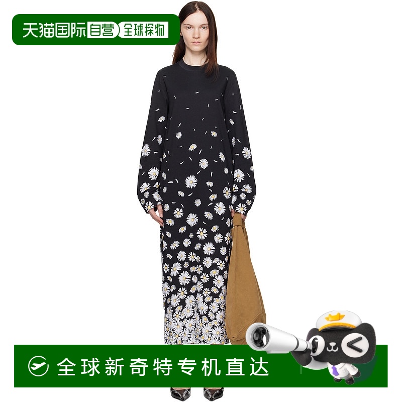 1小时内可退 香港直邮Moschino 莫斯奇诺 女士 长袖印花连衣裙 A0