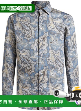 1h可退 香港直邮潮奢 Etro 艾特罗 男士 长袖衬衫 MRIB001599SA5D