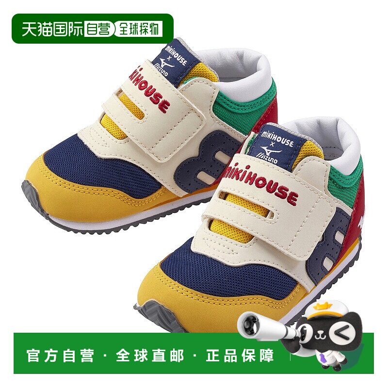 日潮跑腿Mikihouse [Proper]婴儿碎花学步鞋 儿童 (87) Multi 13.