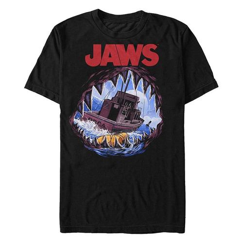Fifth Sun|Jaws 男款彩绘张嘴鲨鱼短袖 T 恤