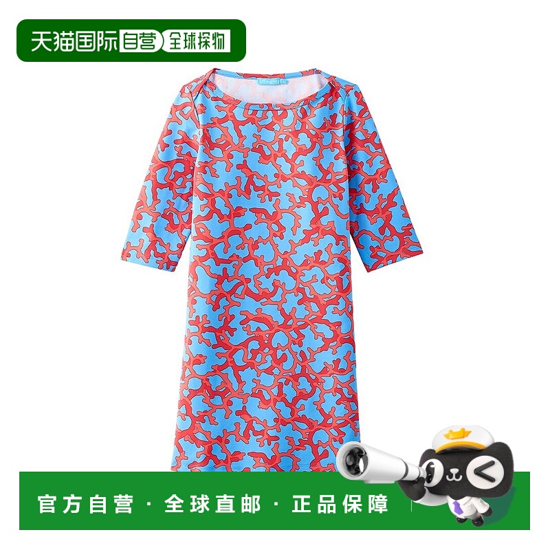 自营 J.McLaughlin Brisbane Coral Mari Dress - blue 美国奥莱
