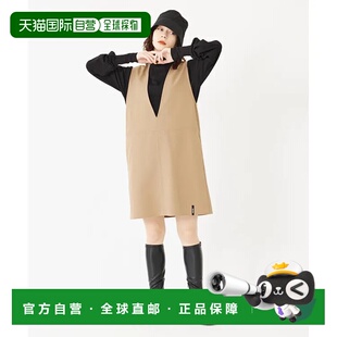 1h可退 日本直邮MILKFED 女士V领迷你连衣裙 舒适透气 春夏新款