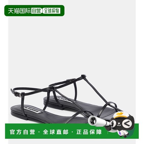 1h可退 香港直邮Jil Sander 吉尔 桑达 女士 软羊皮防水台凉鞋 00