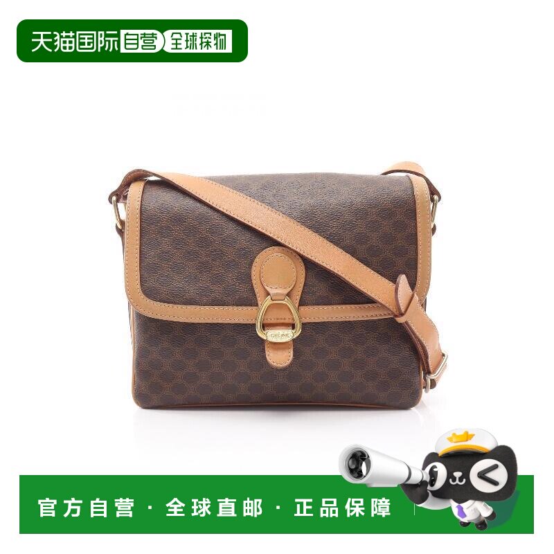 日本直邮中古二奢Celine赛琳女包B级9新Macadam涂层/防水帆布斜挎图片
