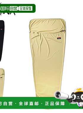 日本直邮NANGA 内床单睡袋木乃伊型睡袋内床单黑色米色黑色 NS224