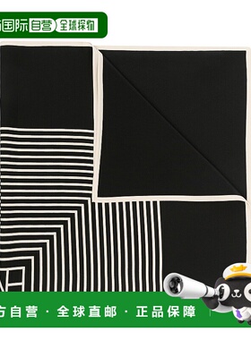 1h可退 香港直邮潮奢 toteme 女士 TOTEME PRE Scarfs 黑色围巾 2