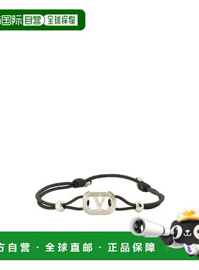 香港直邮VALENTINO 男士手链手镯 YJ0BC3KAZ0NO AW2025 黑色 徽标