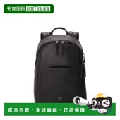 自营欧洲直邮Tumi途明 Voyageur女士黑色 枪灰色皮革拉链开合双肩