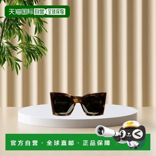 玳瑁纹效果太阳眼镜 Blaze SLM119 Laurent 香港直邮Saint