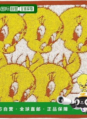 【日本直邮】丸真 Looney Tunes Tweety 图案手巾 纯棉 410503650