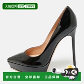 Rossi Dasha Black 自营Gianvito Patent Leather Platform Pumps