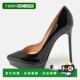 Rossi Dasha Black 自营Gianvito Patent Leather Platform Pumps