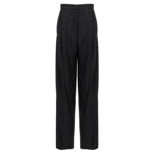 MAX MARA 女士休闲裤 NAVIGLI001 AW2024 黑色 'Navigli' pants