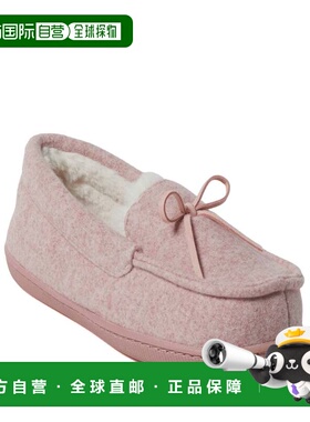 自营Dearfoams Women's Hayes Soft Knit Moccasin House Shoe Sl