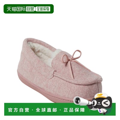 自营Dearfoams Women's Hayes Soft Knit Moccasin House Shoe Sl