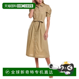 連衣裙 自營(yíng) J.McLaughlin Maynard 美國(guó)奧萊直發(fā) 卡其色