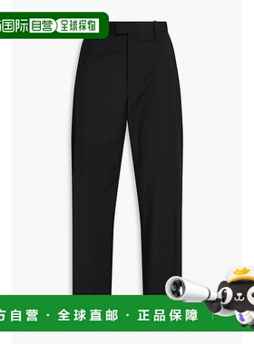 1h可退 香港直邮Sandro 男士 羊毛混纺长裤 SHPPA01577NOIR男装