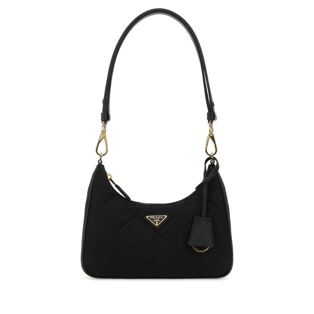 Prada 普拉达 女士 Re-Edition 絎縫拉鍊單肩包 1BC204VQOO2AOS