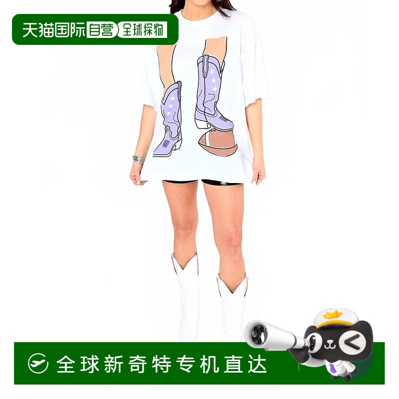 自营 buddyloveMarshall大图案T恤-紫色足球靴 【美国奥莱】直发