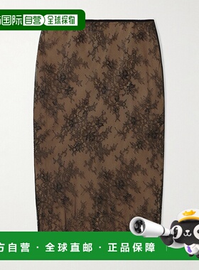 1h可退 香港直邮潮奢 Self-Portrait 女士 蕾丝半身裙 SS25172MSK