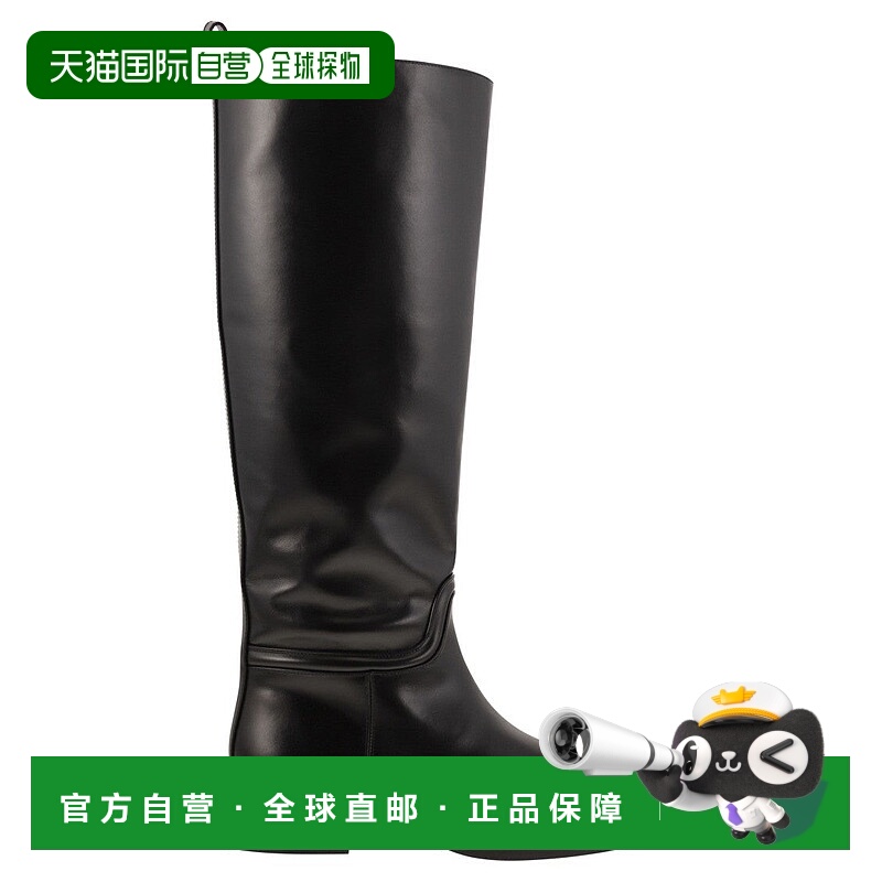 自营stuart weitzmanCelia - Leather Boot - black 美国奥莱直发