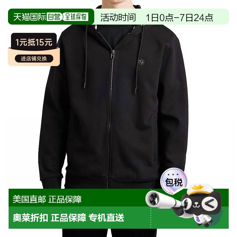 自营 hugo bossC-Spence连帽衫，黑色 美国奥莱直发运动