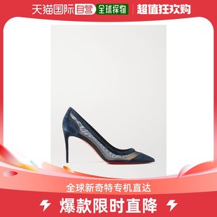 女士Galativi 香港直邮潮奢 Louboutin Christian 绒面革网布