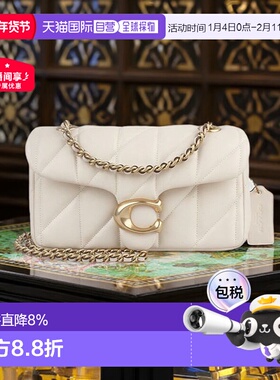 香港直邮COACH蔻驰女士皮质单肩斜挎链条包CP149B4HA/LHBLK女包
