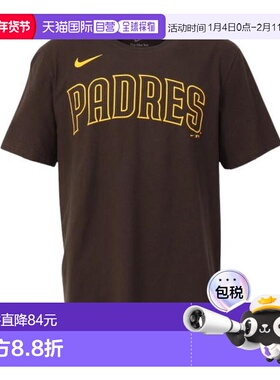 日本直邮MLB 圣地亚哥教士队文字标志纯棉短袖T恤 [N19920QPYP0U5
