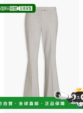 香港直邮THEORY 希尔瑞 女士 羊毛混纺喇叭长裤 N1201201LIGHTGRE