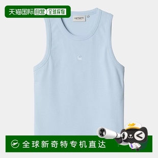 歐洲直郵Carhartt 氨綸T恤背心 女士藍色棉 Wip