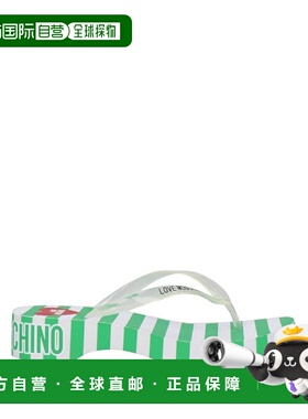 香港直邮潮奢 moschino 爱莫斯奇诺 女士 人字拖 green绿色 舒适